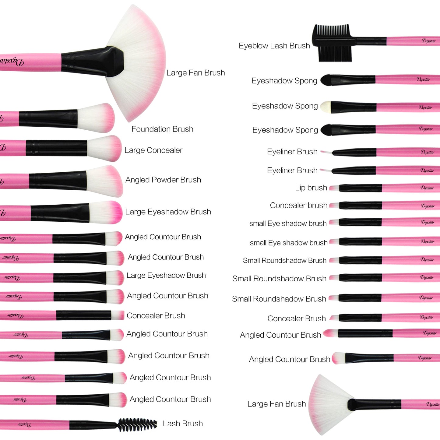 32Pcs Make Up Brushes Cosmetic Tool Makeup Brush